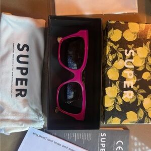 RETROSUPERFUTURE Hot Pink Sunglasses